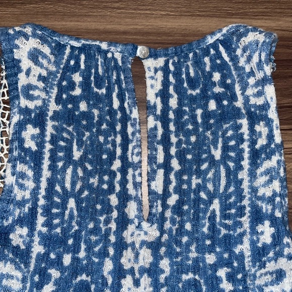 LUCKY BRAND, FLORAL LACE YOKE TANK - Picture 11 of 16